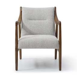 Casa Teri Fabric Accent Chair, Grey