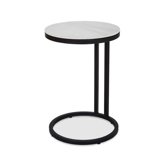 Casa Mateo Sofa Side Table, White - image 1