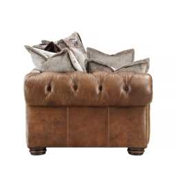 At The Helm Atlantis 2 Seater Pillow Back Fabric Sofa, Roaming Valley - thumbnail 3
