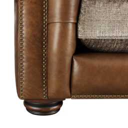 At The Helm Atlantis 2 Seater Pillow Back Fabric Sofa, Roaming Valley - thumbnail 4