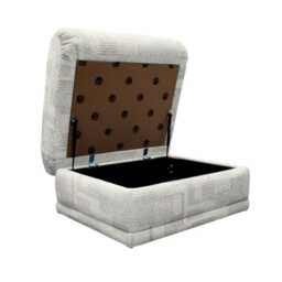 G Plan Malvern Storage Fabric Footstool, Lydia Blush - thumbnail 2