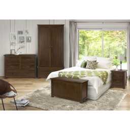 Casa Brett 5 Drawer Narrow Chest, Walnut - thumbnail 2