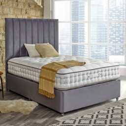Casa End Stripe Floorstanding Headboard, Super King - thumbnail 2