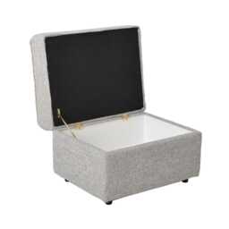 Casa Nessa Fabric Storage Footstool - thumbnail 3