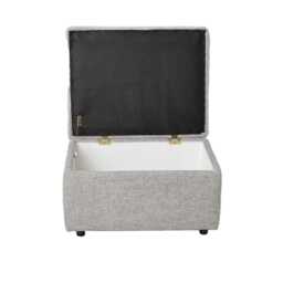 Casa Nessa Fabric Storage Footstool - thumbnail 4