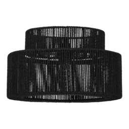 Casa Manhattan Ceiling Shade, 40cm, Easyfit, Black - thumbnail 1