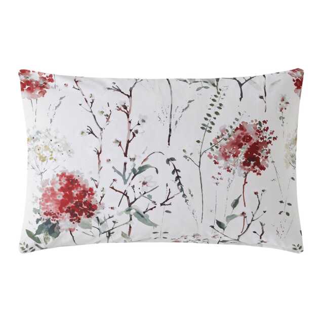 Laura Ashley Pallington Bloom Pillowcase Pair, Ruby - image 1