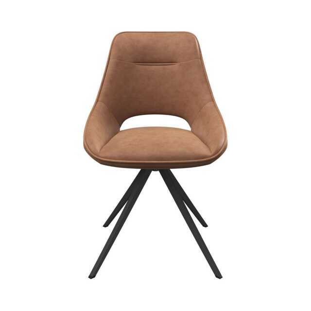 Casa Cerutti Swivel Dining Chair, Tan - image 1