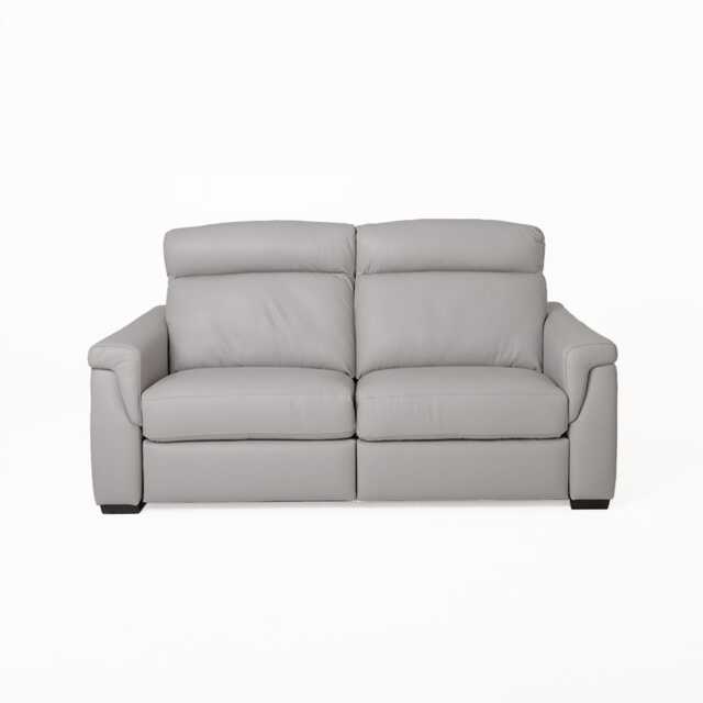 Italia Living Adriano 3 Seater Double Power Recliner Leather Sofa - image 1
