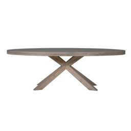 Casa Ashcott Large Oval Dining Table - thumbnail 2
