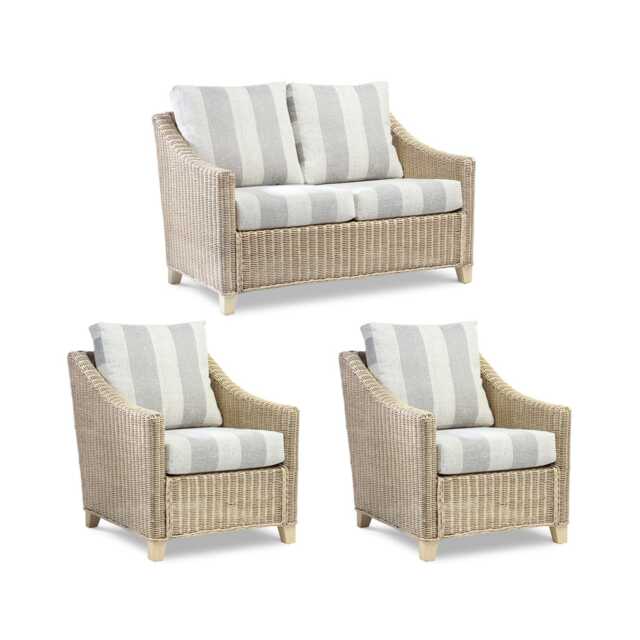 Desser Dijon 2 Seater Cane Sofa - image 1