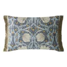 William Morris At Home Pimpernel Cushion, 40x60cm, Ink - thumbnail 2