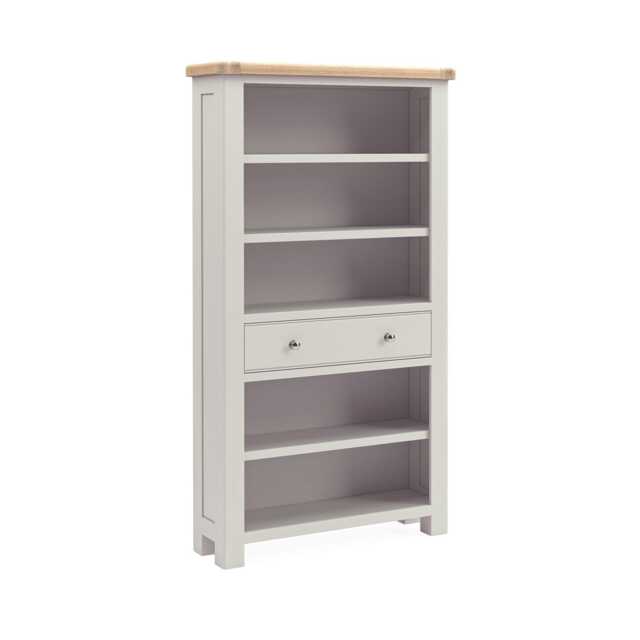 Casa Nantes Large Bookcase, Stone Grey