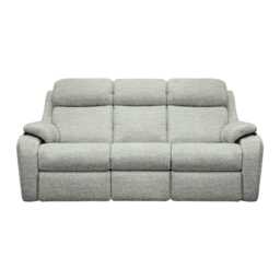 G Plan Kingsbury 3 Seater Fabric Sofa, Stipple Cinder - thumbnail 2