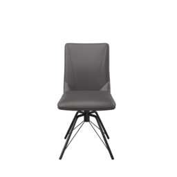 Casa Faro Swivel Dining Chair, Dark Grey - thumbnail 2