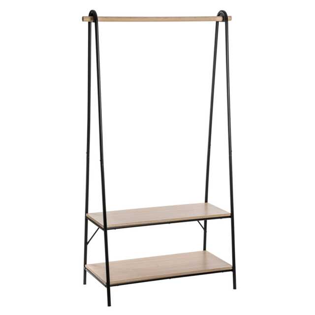 5five Jano Clothes Rack with Shelves, Natural - image 1