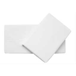 Catherine Lansfield Easy Iron Percale Fitted Sheet, Double, White