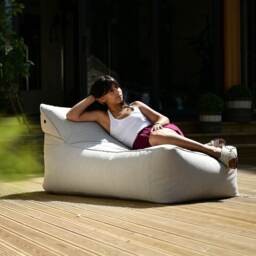 Extreme Lounging Pastel Mighty B-Bag Weather Resistant Outdoor Bean Bag, Grey - thumbnail 4