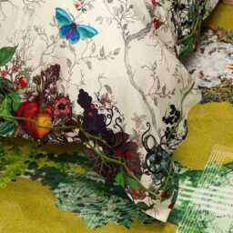 Timorous Beasties Bloomsbury Garden Duvet Set, Single, Dove - thumbnail 3