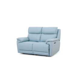 Casa Echo 2 Seater Leather Power Recliner Sofa, Oyster - thumbnail 2