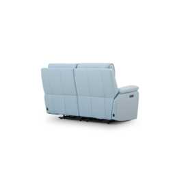 Casa Echo 2 Seater Leather Power Recliner Sofa, Oyster - thumbnail 4