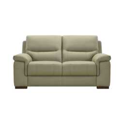 Casa Angus 2 Seater Leather Sofa, Sassari Celedone Green
