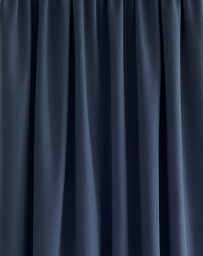 Laura Ashley Stephanie Blackout Curtains, 162 x 137cm, Midnight - thumbnail 2