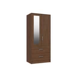 Casa Rome Double Wardrobe with Drawers & Mirror - thumbnail 2