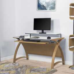 Jual Helsinki 1300 Office Desk, Oak - thumbnail 1