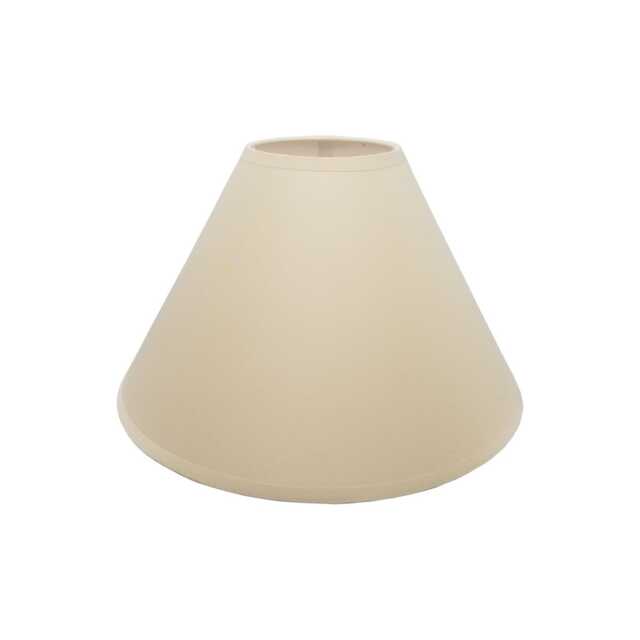 Casa Cone Lamp Shade, 35cm, Cotton, Cream