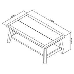 Casa Cambridge Coffee Table - thumbnail 2