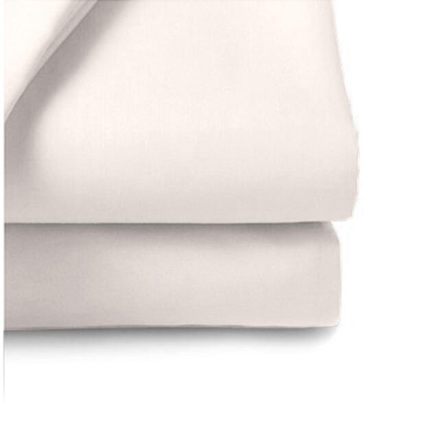 Belledorm 200 Thread Count Flat Sheet, Single, White