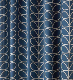 Orla Kiely Linear Stem Curtains, 229 x 229cm, Whale - thumbnail 2