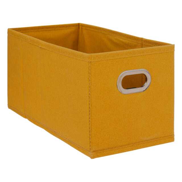 5five Rectangular Storage Box, 15x31cm, Mustard - image 1
