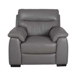 Casa Foster Leather Armchair, Elephant