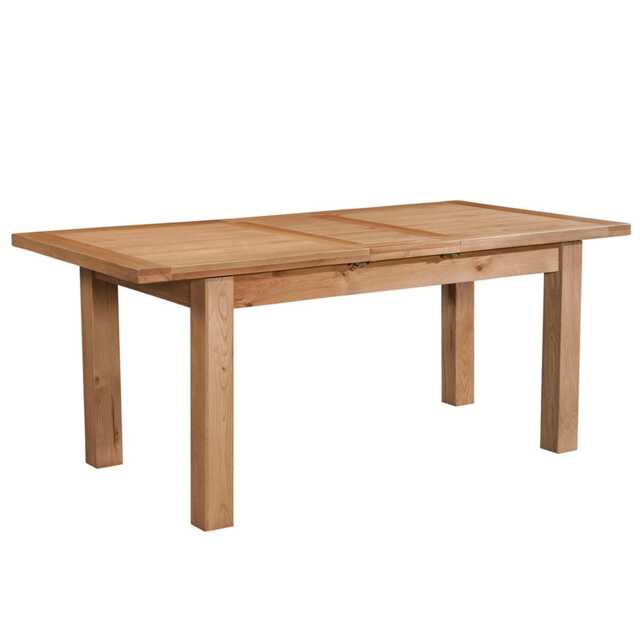 Casa Tavistock Extending Table, 120-150cm, Light Oak