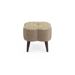 Orla Kiely Daisy Velvet Small Footstool - thumbnail 3