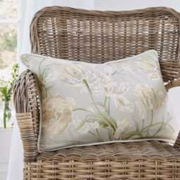 Laura Ashley Gosford Cushion, Sage