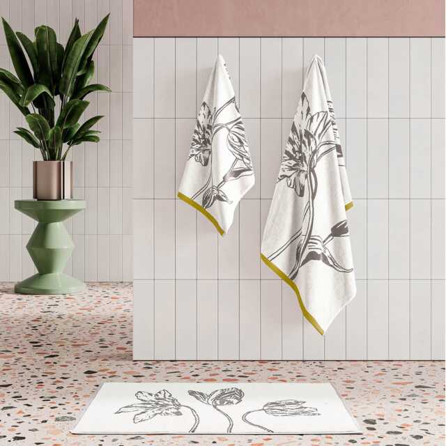 Ted Baker Tulip Bath Mat, Gold - image 1