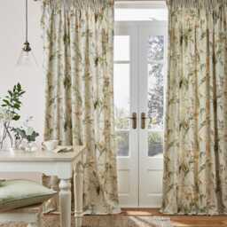 Laura Ashley Gosford Curtains, 162 x 182cm, Sage