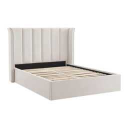 Casa Polly Ottoman Bed Frame, Double, Natural - thumbnail 1