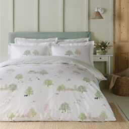 Sophie Allport Spring Cottage Duvet Set, King, Green