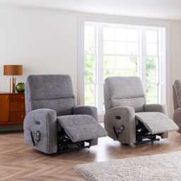 Celebrity Southwell Petite Cloud Zero Power Fabric Recliner Armchair, Hessian Mo - thumbnail 4