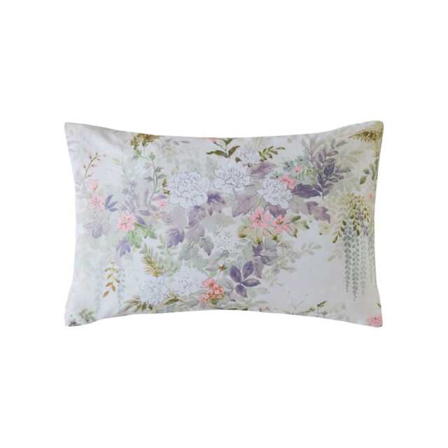 Laura Ashley Linlithgow Standard Pillowcase Pair, Pale Lavender - image 1