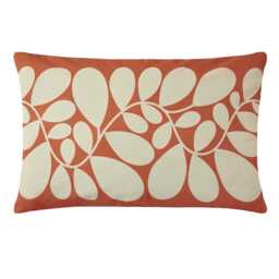 Orla Kiely Sycamore Stripe Cushion, Tomato & Pink - thumbnail 3