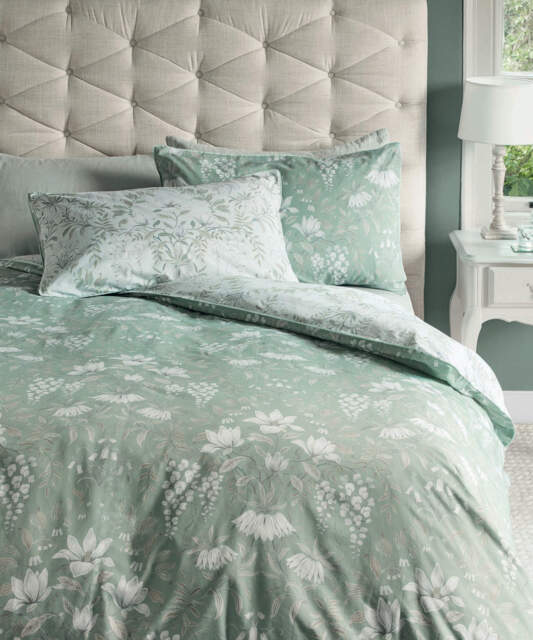 Laura Ashley Parterre Duvet Set, King, Sage - image 1