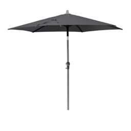 Pacific Lifestyle Riva Weather Resistant Parasol with Tilt, 2.5m, Round, Grey - thumbnail 2