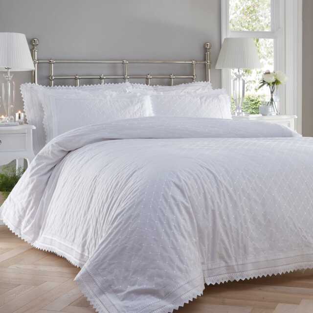 Portfolio Home Balmoral Duvet Set, King, White - image 1