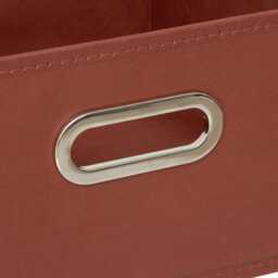 5five Narrow Fabric Storage Box, 31x15cm, Terracotta - thumbnail 2