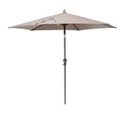 Pacific Lifestyle Riva Weather Resistant Parasol with Tilt, 2.5m, Round, Taupe - thumbnail 2